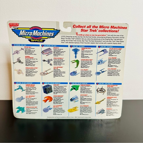 Micro Machines The Original Star Trek BATTLECRUISER BIRD OF PREY BOTANY BAY New! - Picture 4 of 7